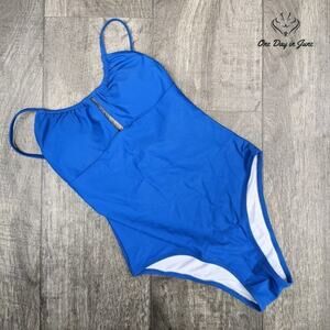 Charmleaks High Neck One Piece Swimsuit Size S